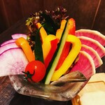 Niku Bar Gaburico - 野菜パフェチーズフォンデュ