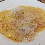 東ノハテノ国 - 君津卵の濃厚カルボナーラ（1250円）