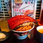 いづも - 鰻玉丼ご飯500ｇ ￥1980  お吸い物セット  ￥150