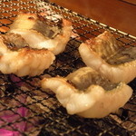 滋菜 さん三郎 - 穴子の一夜干しは卓上七輪で焼きます♪