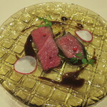 イタリアンレストラン Zucca - 八千代黒牛ミスジとハツのグリル
