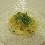 イタリアンレストラン Zucca - 大葉とカラスミのペペロンチーノ