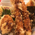 熱々天ぷら 虎之介 - 極海老天丼