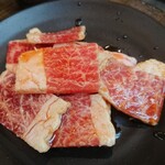 七輪焼肉 安安 - 追加の290円のトロカルビ