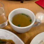 南海飯店 - かたい焼ソバのスープ