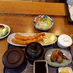 Itsushiki Oshiyoku Jidokoro - エビフライ大定食