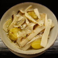 道人 - .....六品目 松茸と銀杏と丹波栗の飯蒸し.....