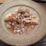 虎白 - 炭火焼きにしたクエに松茸あんかけ