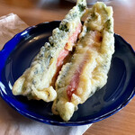 Takara Tempura - ＊ゴーヤーとウインナー天（¥70）※季節限定