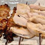 焼鳥 酉たけ - 皮は少し焦げていたけどやげん軟骨はとても美味しかった