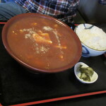 チュー勇 - ピリ辛味噌マーボー麺セット700円