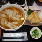 極浄うどん うだま - とり天うどん(ひやひや)