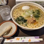 めん蔵+GOMAZO - 山形ごま塩ラーメン玉子入(大盛)