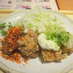 鳥衛門 - 贅沢MIX揚げ定食(アップ)