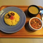 ハブモアカレー - 野菜カレーと豆カレーのセット