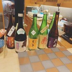 Shiorian Yamashiro - 日本酒のラインナップ