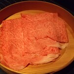 瀬里奈 - 宮崎県産の特選牛リブロースのしゃぶしゃぶ肉・その３です。