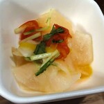 とんかつ成蔵 - ピクルス