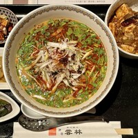 神田 雲林 - 麻辣タンタン麺セット(1000円), 麻婆豆腐丼/小(350円)