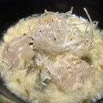 神保町 傳 - 煮物　鰯のつみれ玉子とじ