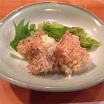 龍寿し - H24.11  ポテトサラダのたたみいわしサンド