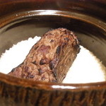 神保町 傳 - 食事　和牛と生姜の炊きごみご飯