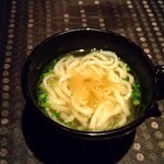 瀬里奈 - 〆のうどんです。