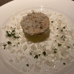 コグスダイニングカグラザカ - ポルチーニ茸のフランとシチリア風ポテトサラダ