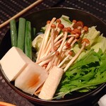 瀬里奈 - ９月１９日のしゃぶしゃぶの野菜です。