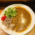 モジャカレー - ネギビーフカレー     激辛20倍