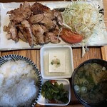 Sumibiyaki Kamameshi Nihonshu No Mise Kokogura - 若鶏ももの漬け焼き定食（￥880円）
