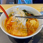 超純水採麺 天国屋 - 白髪ネギ