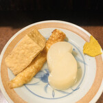 おかめ - 厚揚げ、竹輪、大根