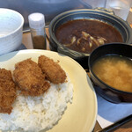 やよい軒 - かきフライカレー定食