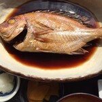 福浦漁港 みなと食堂 - 鯛の煮付け
