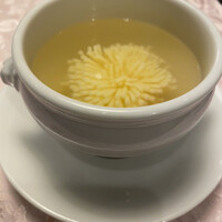 中国料理 王宮 - 菊花スープ