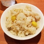 麺屋 六感堂 - 松茸銀杏ご飯
