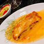 イル バロンドーロ - リコッタチーズとポルチーニのパイ包み焼き