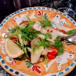 イル バロンドーロ - 秋刀魚のマリネと梨のサラダ
