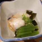 不老ふ死温泉 - 鮑の水貝、ミズ、とさか海苔