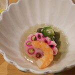 不老ふ死温泉 - 深浦産の恵胡天の酢の物