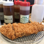 Matsunoya - 得朝ロースかつ定食のロースかつ