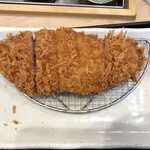 Matsunoya - 得朝ロースかつ定食のロースかつ