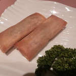 中国料理 成蹊 - 春巻き2本