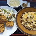 中華料理 福臨門 - 鶏もも唐揚炒飯