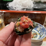 宝寿司分店 - ネギトロ手巻き②