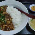 中華料理 東来福 - 麻婆丼大盛り￥650+200=￥850