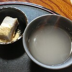 そば処 和た里 - サービスのそばがき＆蕎麦湯