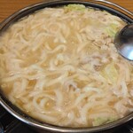 奈賀勢 - テッチャン ￥930 うどん ￥300　(2人前)