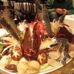 健民ダイニング - 海鮮火鍋（￥3800）